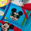 image:imageSunny Side Up Disney Mickey Mouse Full Comforter Set  7 Piece Kids Bedding Includes Comforter Sheets amp Pillow Cover  Super Soft Microfiber Bed Set
