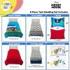 image:imageSunny Side Up Disney Mickey Mouse Twin Comforter Set  5 Piece Kids Bedding Includes Comforter Sheets amp Pillow Cover  Super Soft Microfiber Bed Set