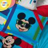image:imageSunny Side Up Disney Mickey Mouse Twin Comforter Set  5 Piece Kids Bedding Includes Comforter Sheets amp Pillow Cover  Super Soft Microfiber Bed Set
