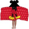 image:imageJay Franco Kids Hooded Towel  22 x 51 Super Soft Bath Wrap with 3D Hood Beach Pool amp Travel Official Licensed Product Red  Mickey Mouse