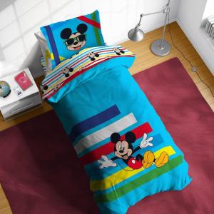 image:imageSunny Side Up Disney Mickey Mouse Twin Comforter Set  5 Piece Kids Bedding Includes Comforter Sheets amp Pillow Cover  Super Soft Microfiber Bed Set