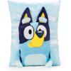 image:imageJay Franco Snuggle Pillow  15 Inch Kids UltraSoft Stuffed Plushie amp Cozy Throw Pillow Official Licensed Character Cushion Purple  MeekahBlue  Bluey