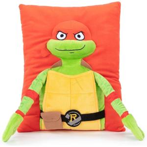 image:imageJay Franco Snuggle Pillow  15 Inch Kids UltraSoft Stuffed Plushie amp Cozy Throw Pillow Official Licensed Character Cushion Purple  MeekahRed  Raphael