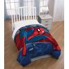 image:imageJay Franco Kids Comforter  Super Soft Reversible Bedding Polyester Microfiber Fill Multi  Spiderman TwinSpiderman Blue