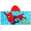 image:imageJay Franco Kids Hooded Towel  22 x 51 Super Soft Bath Wrap with 3D Hood Beach Pool amp Travel Official Licensed Product Blue  Spiderman
