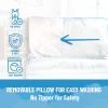 image:imageJay Franco Kids Nap Mat with Embedded Pillow amp Blanket  Soft 46x20 Microfiber Sleeping Bag with Name Tag amp Handle for School Travel SleepoverBlue  Bluey