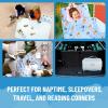 image:imageJay Franco Kids Nap Mat with Embedded Pillow amp Blanket  Soft 46x20 Microfiber Sleeping Bag with Name Tag amp Handle for School Travel SleepoverBlue  Bluey