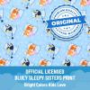 image:imageJay Franco Kids Nap Mat with Embedded Pillow amp Blanket  Soft 46x20 Microfiber Sleeping Bag with Name Tag amp Handle for School Travel SleepoverBlue  Bluey