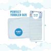 image:imageJay Franco Kids Nap Mat with Embedded Pillow amp Blanket  Soft 46x20 Microfiber Sleeping Bag with Name Tag amp Handle for School Travel SleepoverBlue  Bluey