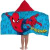image:imageJay Franco Kids Hooded Towel  22 x 51 Super Soft Bath Wrap with 3D Hood Beach Pool amp Travel Official Licensed Product Blue  Spiderman