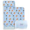 image:imageJay Franco Kids Nap Mat with Embedded Pillow amp Blanket  Soft 46x20 Microfiber Sleeping Bag with Name Tag amp Handle for School Travel SleepoverBlue  Bluey