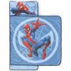 image:imageJay Franco Kids Nap Mat with Embedded Pillow amp Blanket  Soft 46x20 Microfiber Sleeping Bag with Name Tag amp Handle for School Travel SleepoverBlue  Spiderman