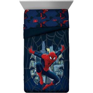image:imageJay Franco Kids Comforter  Super Soft Reversible Bedding Polyester Microfiber Fill Multi  Spiderman TwinSpiderman