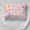 image:imageJay Franco Candyland Pack of 2 Reversible Pillowcase  Double Sided Kids Super Soft Pink BeddingPink  Candyland