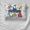 image:imageJay Franco Candyland Pack of 2 Reversible Pillowcase  Double Sided Kids Super Soft Pink BeddingWhite  Monopoly