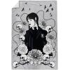 image:imageJay Franco Plush Throw Blanket  50 x 70 Inch Soft amp Cozy Fleece Throw for Bedroom amp Couch Dcor Official Licensed Product Black  Stranger ThingsGray  Wednesday 01