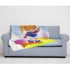 image:imageJay Franco Plush Throw Blanket  50 x 70 Inch Soft amp Cozy Fleece Throw for Bedroom amp Couch Dcor Official Licensed Product Black  Stranger ThingsMulti  Rainbow Brite