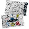 image:imageJay Franco Candyland Pack of 2 Reversible Pillowcase  Double Sided Kids Super Soft Pink BeddingWhite  Monopoly
