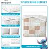 image:imageJay Franco Kids Comforter Set Includes Sheets and Pillow Covers  Soft and Cozy Bed Set for Stylish Room Decor Official Licensed Bedding Multi  Lilo and Stitch 5 Piece TwinMulti  Stitch