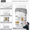 image:imageJay Franco Kids Comforter Set Includes Sheets and Pillow Covers  Soft and Cozy Bed Set for Stylish Room Decor Official Licensed Bedding Multi  Lilo and Stitch 5 Piece TwinWhite  Star Wars