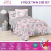 image:imageJay Franco Kids Comforter Set Includes Sheets and Pillow Covers  Soft and Cozy Bed Set for Stylish Room Decor Official Licensed Bedding Multi  Lilo and Stitch 5 Piece TwinPink  Disney Princess