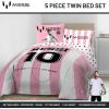 image:imageJay Franco Kids Comforter Set Includes Sheets and Pillow Covers  Soft and Cozy Bed Set for Stylish Room Decor Official Licensed Bedding Multi  Lilo and Stitch 5 Piece TwinPink  Messi