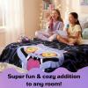 image:imageJay Franco Kids Plush Throw Blanket  Ultra Soft Cozy Plush Fleece for Bed Couch Sofa Home Dcor Official Licensed Derpy Black  Kpop Demon Hunters 60x90  Large BlanketBlack  Kpop Demon Hunters