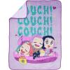 image:imageJay Franco Kids Plush Throw Blanket  Ultra Soft Cozy Plush Fleece for Bed Couch Sofa Home Dcor Official Licensed Derpy Black  Kpop Demon Hunters 60x90  Large BlanketPurple  Kpop Demon Hunters
