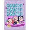 image:imageJay Franco Kids Plush Throw Blanket  Ultra Soft Cozy Plush Fleece for Bed Couch Sofa Home Dcor Official Licensed Derpy Black  Kpop Demon Hunters 60x90  Large BlanketPurple  Kpop Demon Hunters