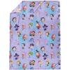 image:imageJay Franco Kids Plush Throw Blanket  Ultra Soft Cozy Plush Fleece for Bed Couch Sofa Home Dcor Official Licensed Derpy Black  Kpop Demon Hunters 60x90  Large BlanketLight Purple  Kpop Demon Hunters