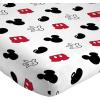 image:imageJay Franco Kids Sheet Set with Fitted Flat Sheets amp Pillow Cover  UltraSoft Bedding with Pillowcase for Room Decor Blue  Princess Cinderella 3 Piece TwinWhite  Mickey Mouse