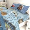 image:imageJay Franco Kids Sheet Set with Fitted Flat Sheets amp Pillow Cover  UltraSoft Bedding with Pillowcase for Room Decor Blue  Princess Cinderella 3 Piece TwinBlue  Cars
