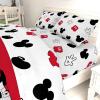 image:imageJay Franco Kids Sheet Set with Fitted Flat Sheets amp Pillow Cover  UltraSoft Bedding with Pillowcase for Room Decor Blue  Princess Cinderella 3 Piece TwinWhite  Mickey Mouse