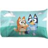 image:imageJay Franco Kids Sheet Set with Fitted Flat Sheets amp Pillow Cover  UltraSoft Bedding with Pillowcase for Room Decor Blue  Princess Cinderella 3 Piece TwinWhite  Bluey