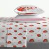 image:imageJay Franco Kids Sheet Set with Fitted Flat Sheets amp Pillow Cover  UltraSoft Bedding with Pillowcase for Room Decor Blue  Princess Cinderella 3 Piece TwinWhite  Strawberry Shortcake