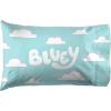 image:imageJay Franco Kids Sheet Set with Fitted Flat Sheets amp Pillow Cover  UltraSoft Bedding with Pillowcase for Room Decor Blue  Princess Cinderella 3 Piece TwinWhite  Bluey