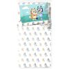 image:imageJay Franco Kids Sheet Set with Fitted Flat Sheets amp Pillow Cover  UltraSoft Bedding with Pillowcase for Room Decor Blue  Princess Cinderella 3 Piece TwinWhite  Bluey