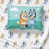 image:imageJay Franco Kids Sheet Set with Fitted Flat Sheets amp Pillow Cover  UltraSoft Bedding with Pillowcase for Room Decor Blue  Princess Cinderella 3 Piece TwinWhite  Bluey