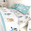 image:imageJay Franco Kids Sheet Set with Fitted Flat Sheets amp Pillow Cover  UltraSoft Bedding with Pillowcase for Room Decor Blue  Princess Cinderella 3 Piece TwinWhite  Bluey