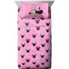 image:imageJay Franco Kids Sheet Set with Fitted Flat Sheets amp Pillow Cover  UltraSoft Bedding with Pillowcase for Room Decor Blue  Princess Cinderella 3 Piece TwinPink  Minnie Mouse