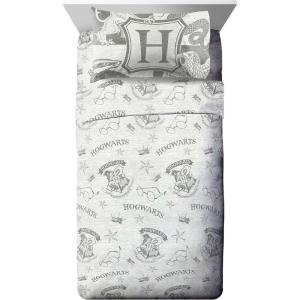 image:imageJay Franco Kids Sheet Set with Fitted Flat Sheets amp Pillow Cover  UltraSoft Bedding with Pillowcase for Room Decor Blue  Princess Cinderella 3 Piece TwinHarry Potter