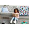 image:imageJay Franco Kids Plush Throw Blanket  Soft amp Cozy Fleece Throw for Bedroom amp Couch Dcor Official Licensed Product Black  Monsters Inc 60x90  Large BlanketWhite  Lego