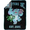 image:imageJay Franco Kids Plush Throw Blanket  Soft amp Cozy Fleece Throw for Bedroom amp Couch Dcor Official Licensed Product Black  Monsters Inc 60x90  Large BlanketBlack  Monsters Inc
