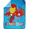 image:imageJay Franco Kids Plush Throw Blanket  Soft amp Cozy Fleece Throw for Bedroom amp Couch Dcor Official Licensed Product Black  Monsters Inc 60x90  Large BlanketBlue  Iron Man  Friends