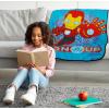 image:imageJay Franco Kids Plush Throw Blanket  Soft amp Cozy Fleece Throw for Bedroom amp Couch Dcor Official Licensed Product Black  Monsters Inc 60x90  Large BlanketBlue  Iron Man  Friends