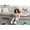 image:imageJay Franco Kids Plush Throw Blanket  Soft amp Cozy Fleece Throw for Bedroom amp Couch Dcor Official Licensed Product Black  Monsters Inc 60x90  Large BlanketBeige  Bambi