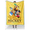 image:imageJay Franco Kids Plush Throw Blanket  Soft amp Cozy Fleece Throw for Bedroom amp Couch Dcor Official Licensed Product Black  Monsters Inc 60x90  Large BlanketYellow  Mickey and Friends
