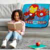 image:imageJay Franco Kids Plush Throw Blanket  Soft amp Cozy Fleece Throw for Bedroom amp Couch Dcor Official Licensed Product Black  Monsters Inc 60x90  Large BlanketBlue  Iron Man  Friends
