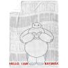 image:imageJay Franco Kids Plush Throw Blanket  Soft amp Cozy Fleece Throw for Bedroom amp Couch Dcor Official Licensed Product Black  Monsters Inc 60x90  Large BlanketWhite  Big Hero 6