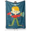 image:imageJay Franco Kids Plush Throw Blanket  Soft amp Cozy Fleece Throw for Bedroom amp Couch Dcor Official Licensed Product Black  Monsters Inc 60x90  Large BlanketBlue  Home Alone